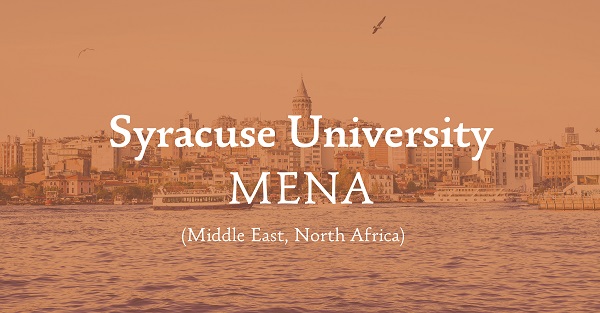 Syracuse University Middle East and North Africa Cover Letter