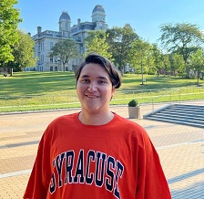 Mehmet Ali Ozturk photo with syracuse campus background